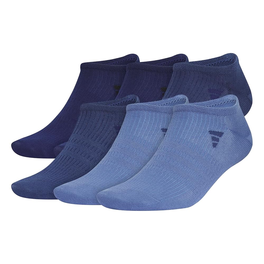 adidas Men's Superlite No Show Socks, Arch Compression Socks